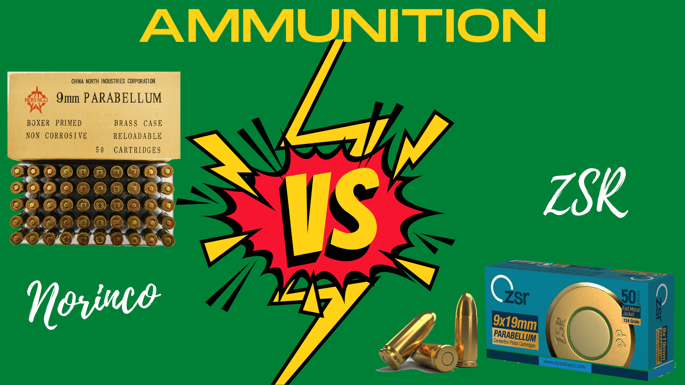 9x19mm Bullets: ZSR vs Norinco – Scopes and Barrels