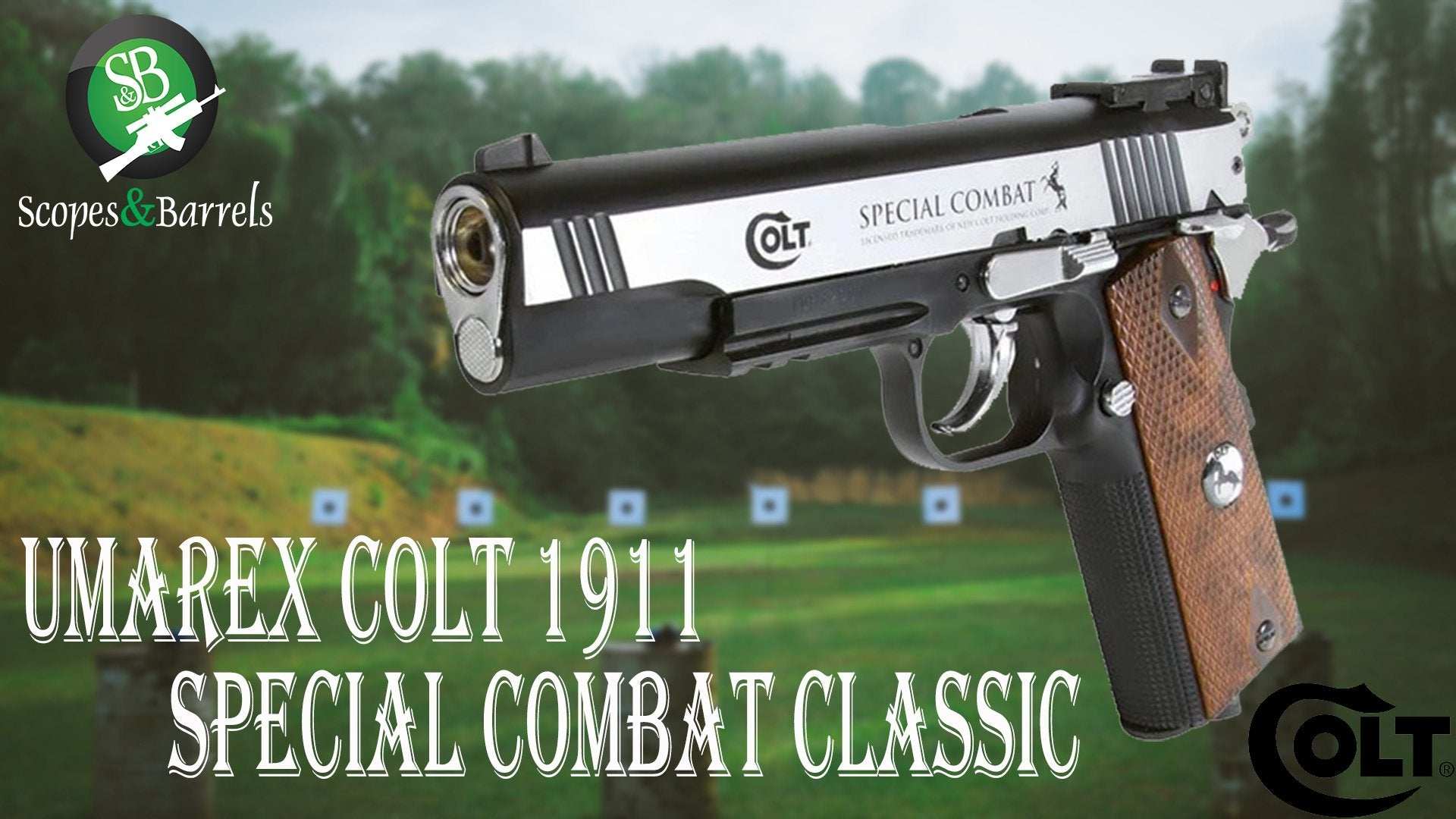 Blog: Umarex Colt 1911 Special Combat Classic Steel BBs Airgun. - Scopes and Barrels