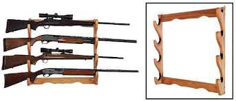 Blog: Allen Wooden Wall Gun Rack – 4 Gun - Scopes and Barrels