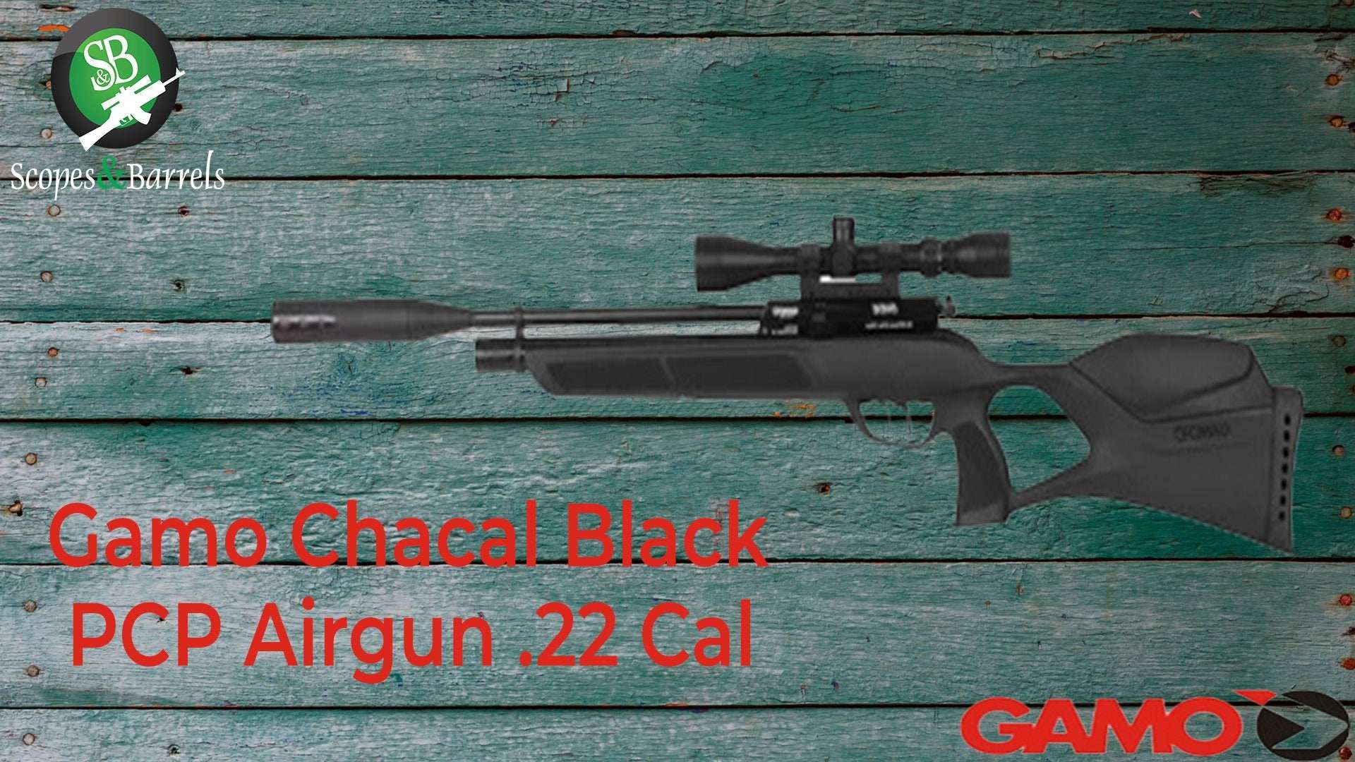 Blog: Gamo Chacal Black PCP Airgun .22 Cal - Scopes and Barrels
