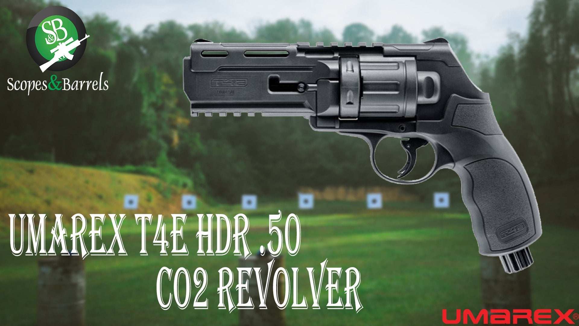 Blog: Umarex T4E HDR .50 Co2 Revolver. The HDR 50 is a revolver with visible strengths. - Scopes and Barrels
