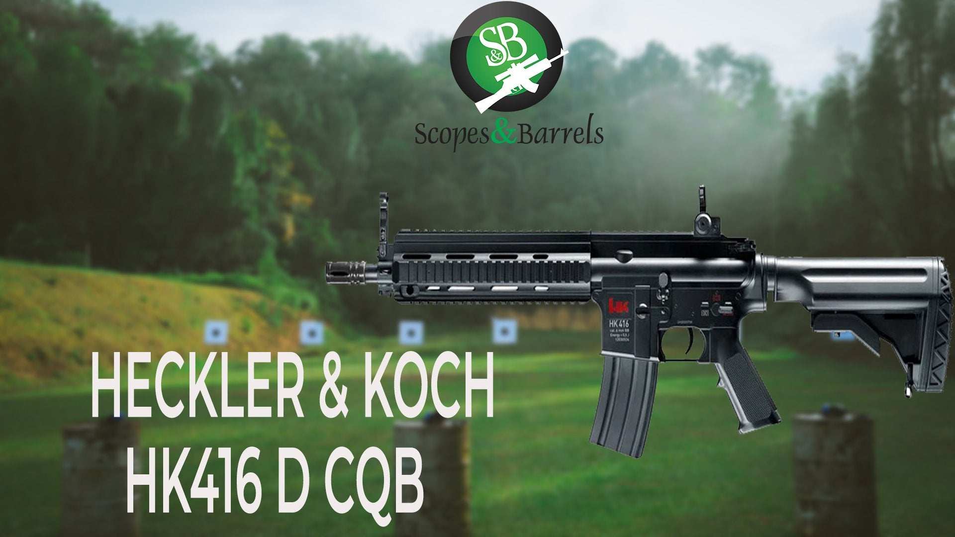 Blog: UMAREX H&K HK416  Semi / Full Auto 6mm BBs Airsoft AEG Rifle. - Scopes and Barrels