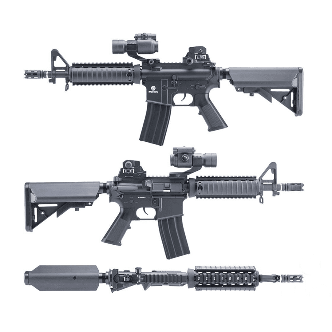 M4 Ris Stock Big Bang Airguns M4 RIS CQBR – Scopes and Barrels