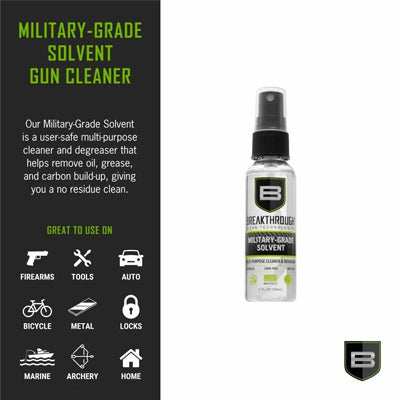 Breakthrough Clean Technologies Military-Grade Solvent, 2oz Bottle, Clear