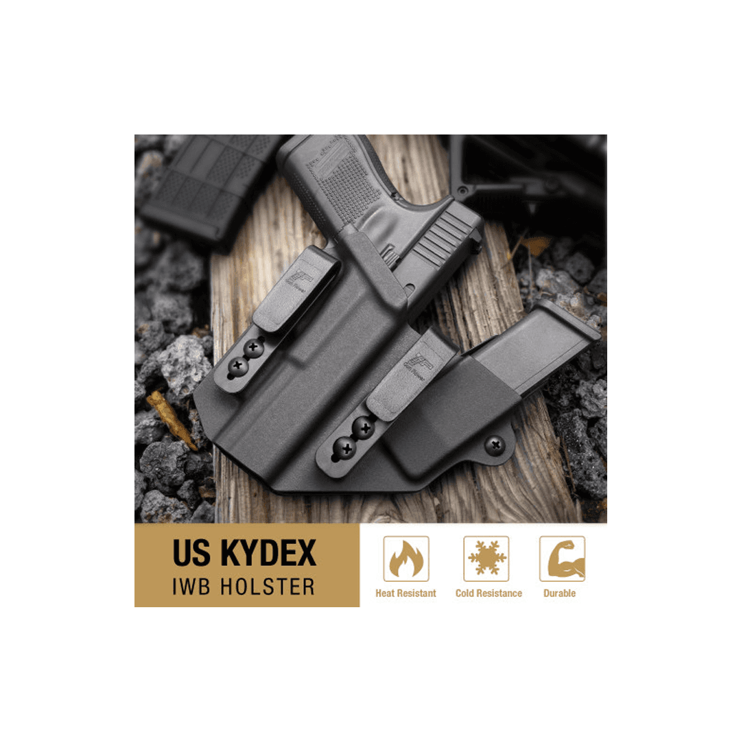 Combo Sidecar Kydex Gun Holster and Single Mag Pouch