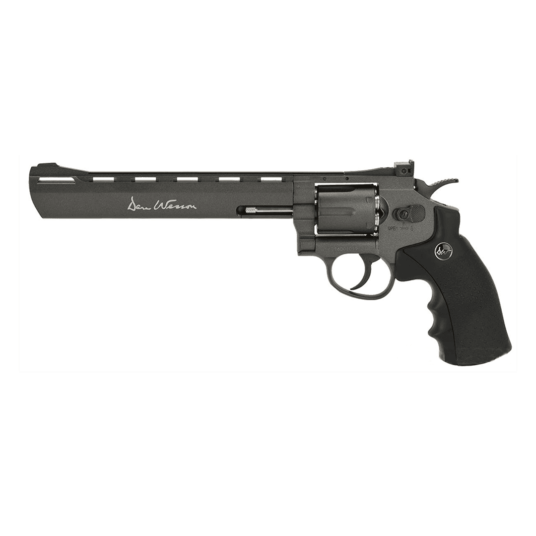 Dan Wesson CO2 Powered 4.5mm Airgun Revolver (Color: Grey / 8