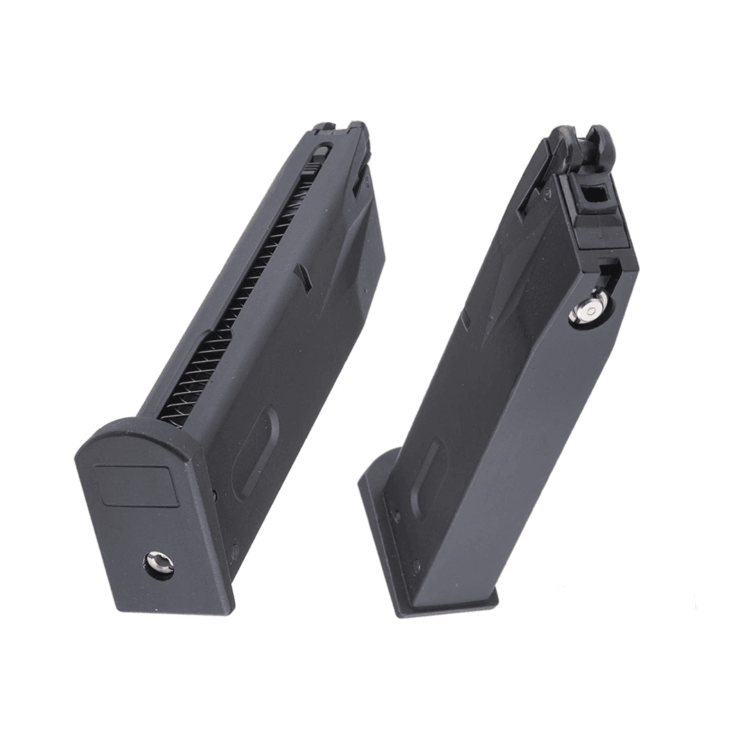 Double Bell 24 Round Green Gas Magazine for M9 Series Gas Blowback Airsoft Pistols