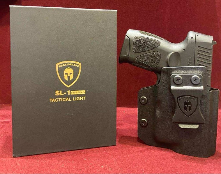 Warriorland Mini Tactical Light with Kydex Holster for Taurus G2C/G3/G