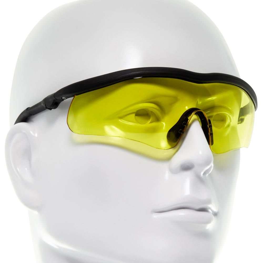 Allen Company Guardian Shooting Safety Glasses, Yellow Lenses, ANSI Z87.1+ & CE Rated - Scopes and Barrels