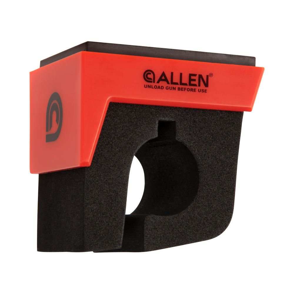 Allen Company Magnetic Firearm & Fishing Rod Holder with Frame, Black/Red - Scopes and Barrels