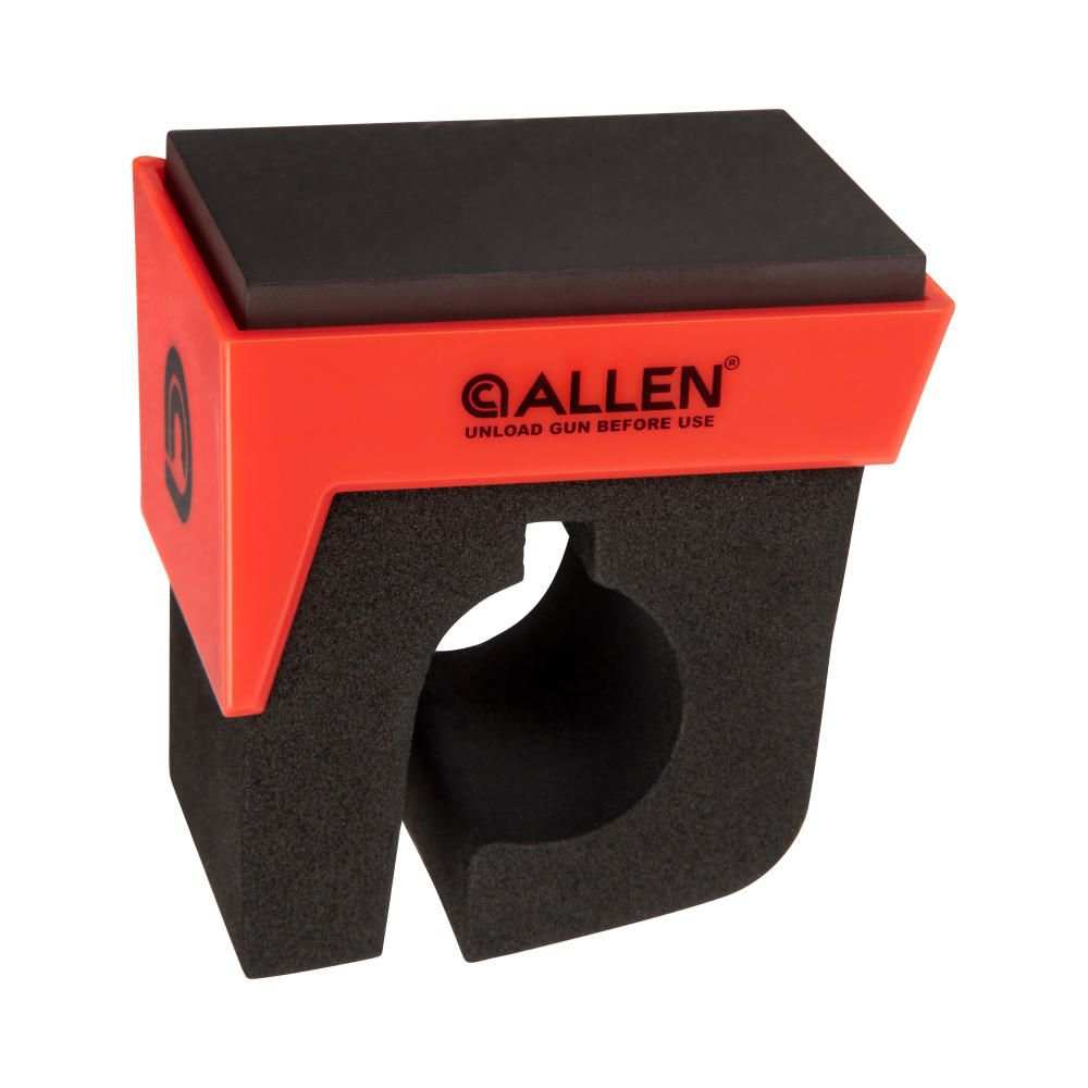 Allen Company Magnetic Firearm & Fishing Rod Holder with Frame, Black/Red - Scopes and Barrels