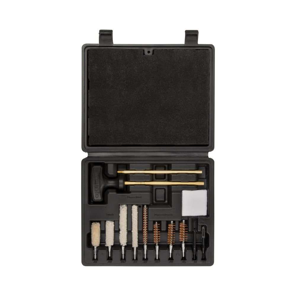 Krome Compact Handgun Cleaning Kit, .22, .38, 9mm, 357, .44, &.45 Cal., 14-Pieces, Black by Allen - Scopes and Barrels
