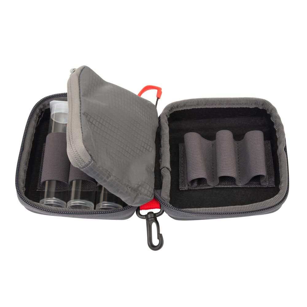 Allen Company Competitor Choke Tube Molded Case & 3 Extended Vials, Gray - Scopes and Barrels