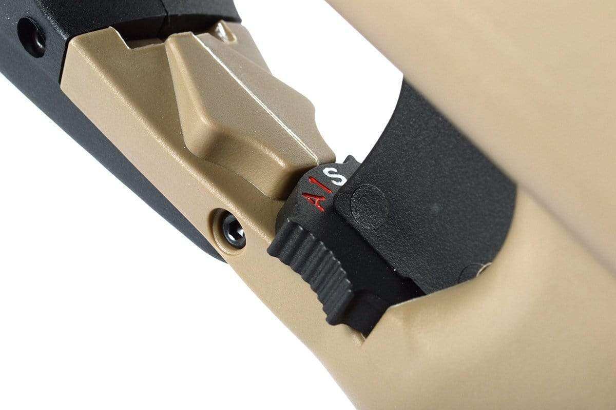 FN F2000 Dark Earth AEG Airsoft Rifle Scopes and Barrels