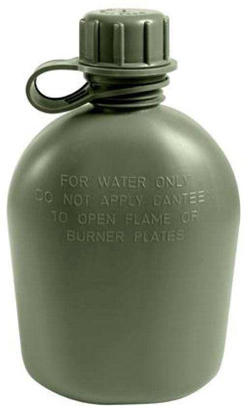 Heavy Cover Water Bottle Aluminum Cooking Cup US 1L Military Canteen Camping 