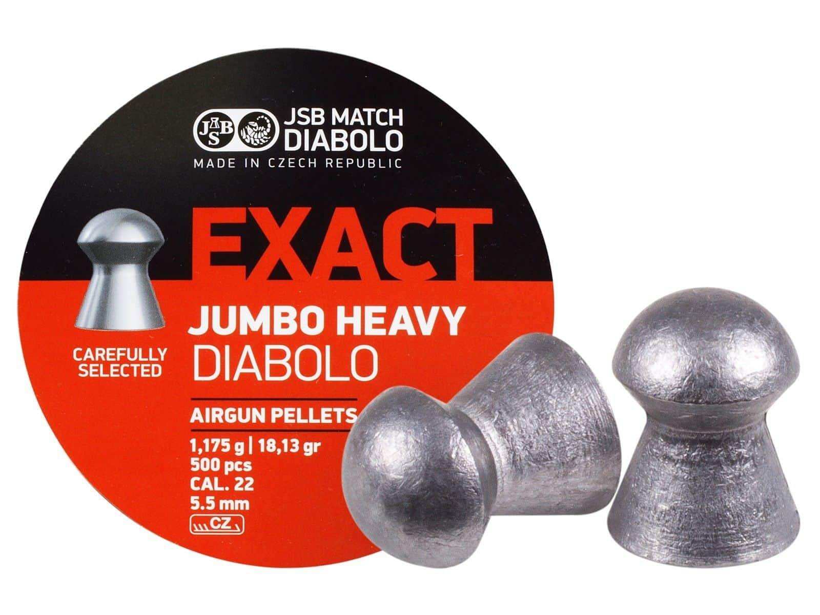 JSB Exact Jumbo Heavy .22 Cal, 18.13 Gr 