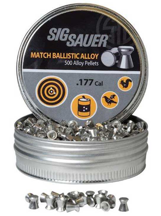 SIG Sauer Pellets Match Ballistic Alloy ‎500 ‎pcs ‎.‎177 ‎ 