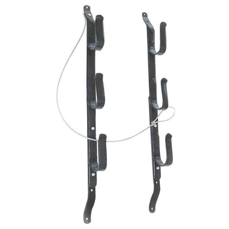 THREE GUN LOCKING GUN RACK – Scopes and Barrels