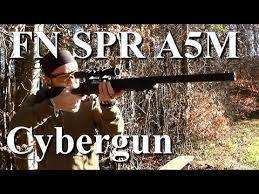 Cybergun FN Herstal SPR A5M Bolt Action Airsoft Spring Sniper Rifle - Scopes and Barrels
