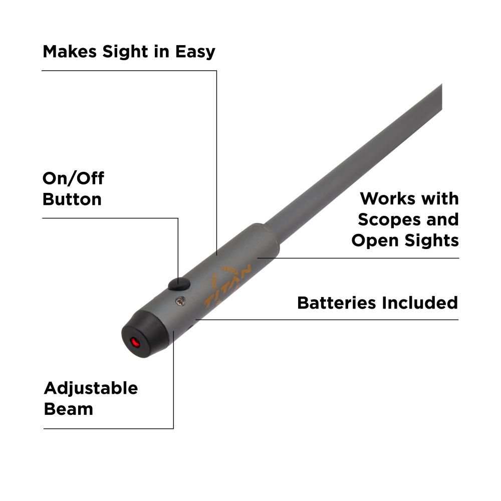 Titan Laser Crossbow Boresighter Scopes and Barrels