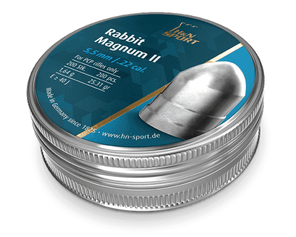 H&N Rabbit Magnum II .22 Cal, (25.31 gr) Pellets - Scopes and Barrels