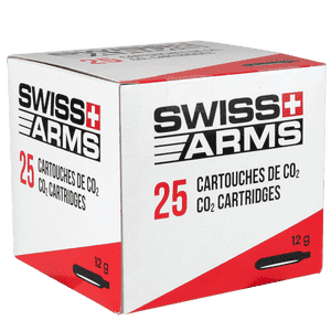 Swiss Arms 12gr Co2 Box Of 25 - Scopes and Barrels