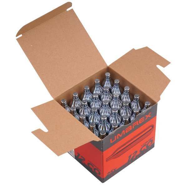 Umarex CO2 Capsules, content 12 g Pack of 25 - Scopes and Barrels